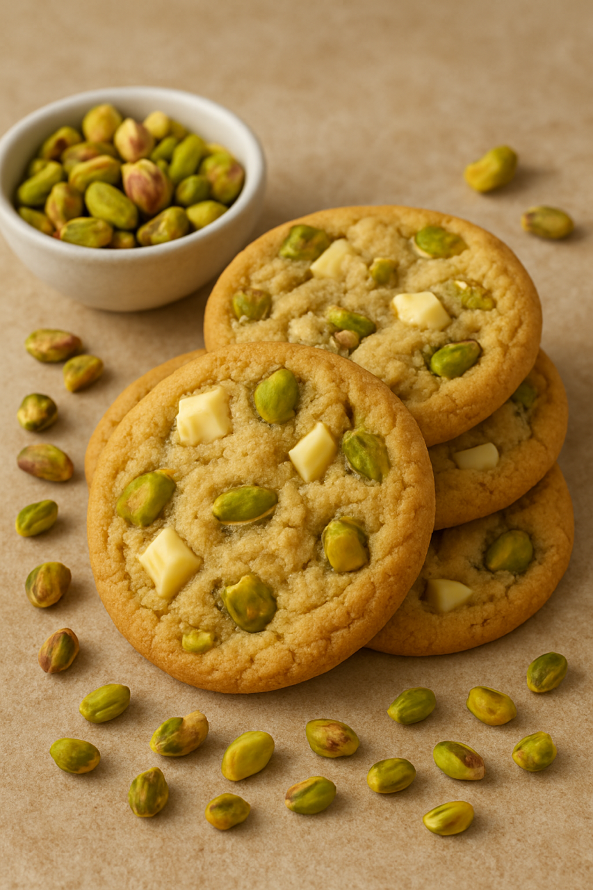 Cookies Chocolat blanc pistaches